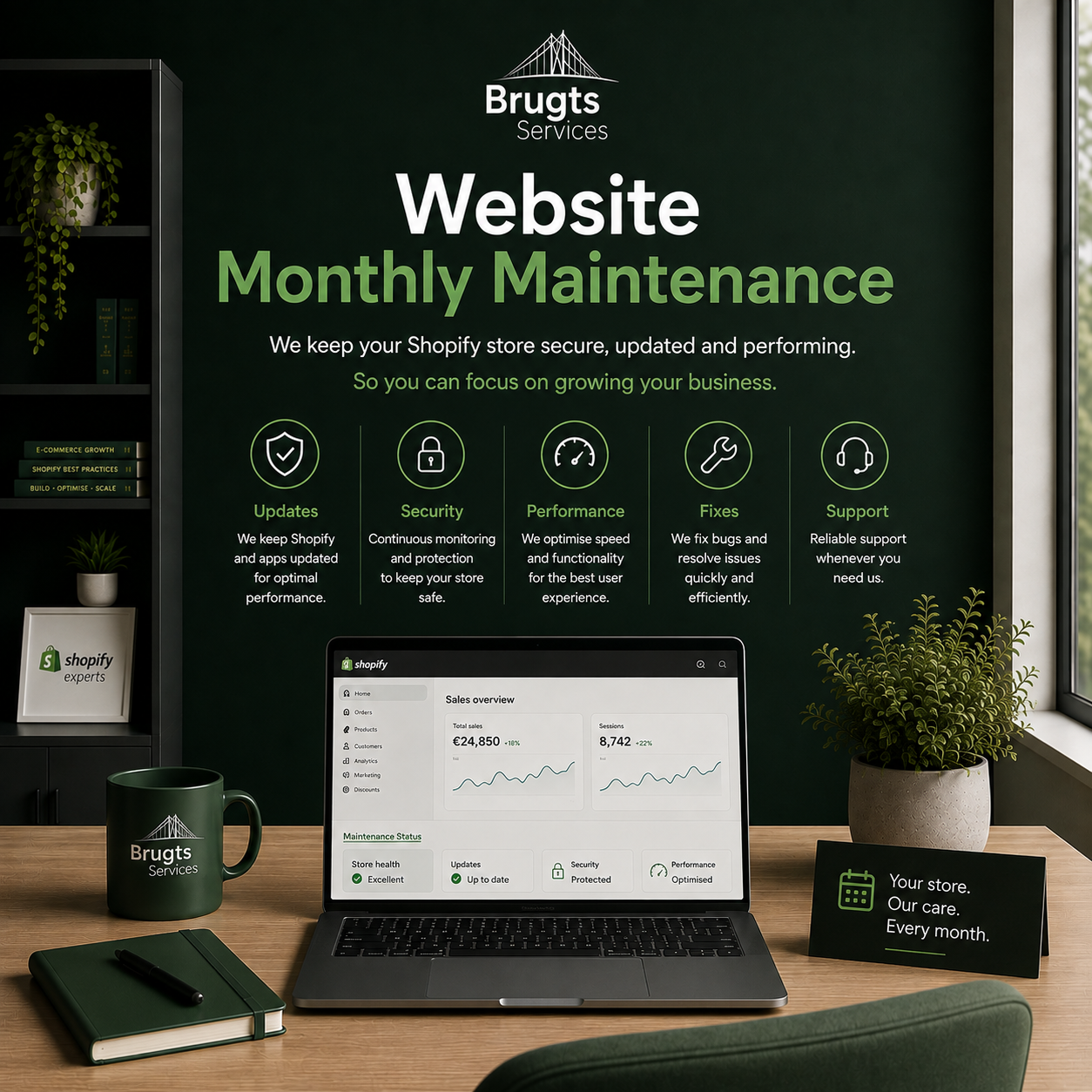 Website monthly maintenance